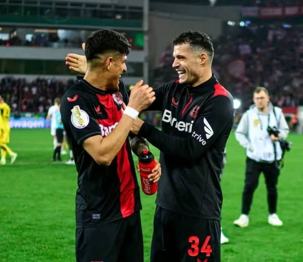 Piero Hincapie on Granit Xhaka: